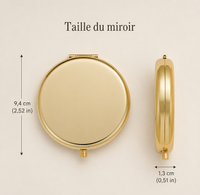 Miroir de poche personnalisé
