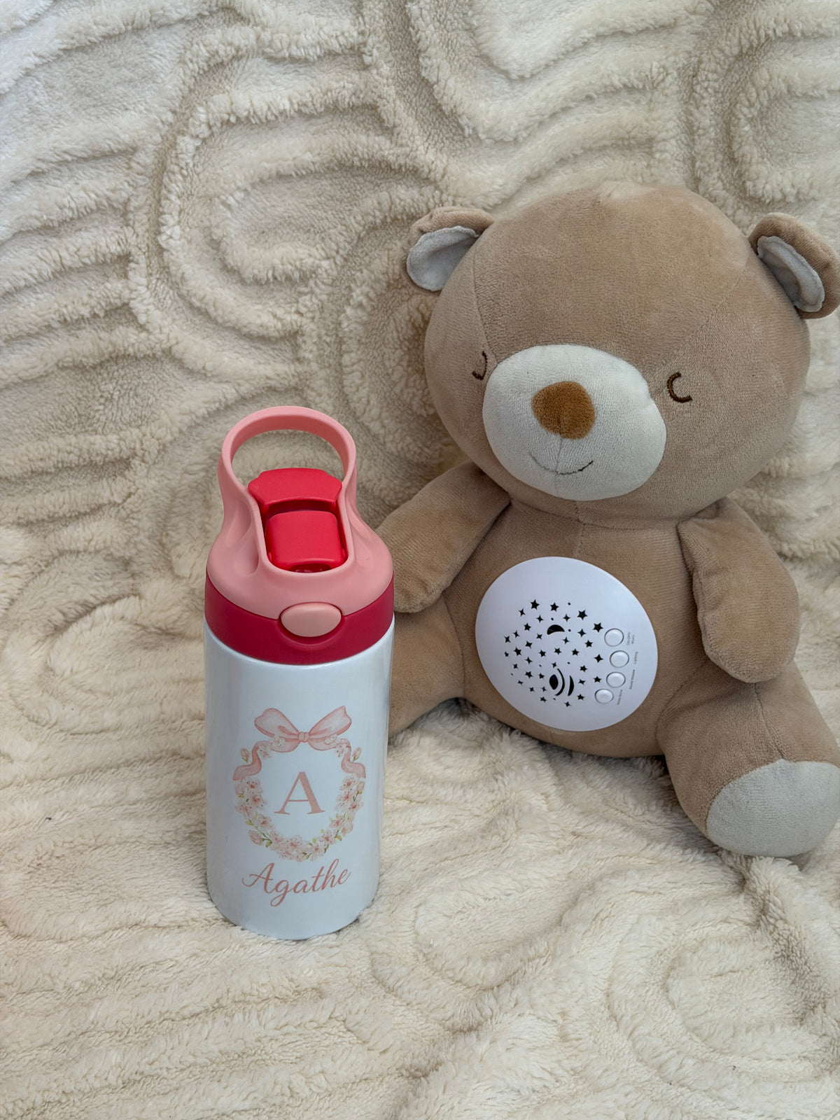 Pack activités enfant personnalisé – Sac à cordons, gourde & boîte à goûter