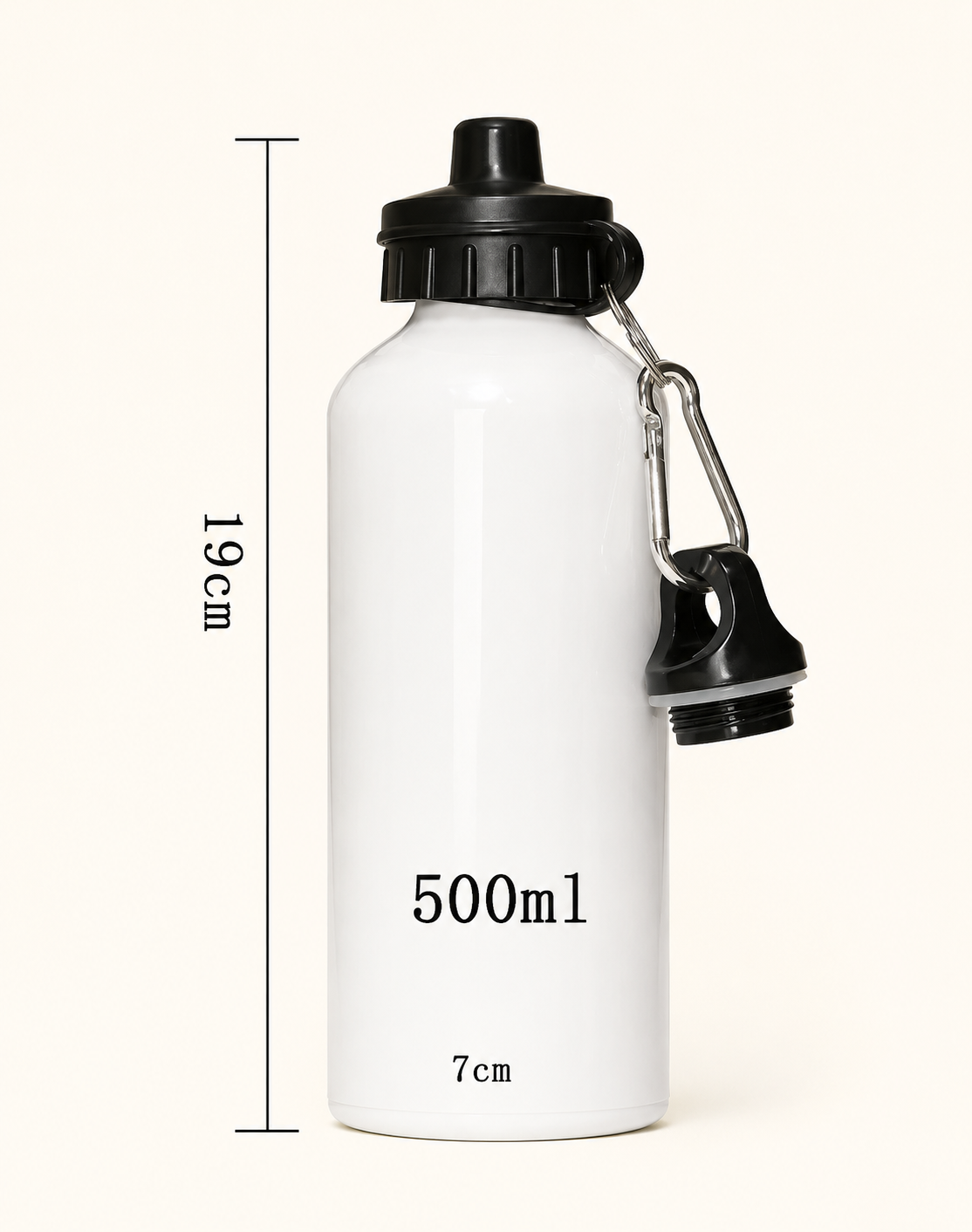 Gourde personnalisée en aluminium 500 ml