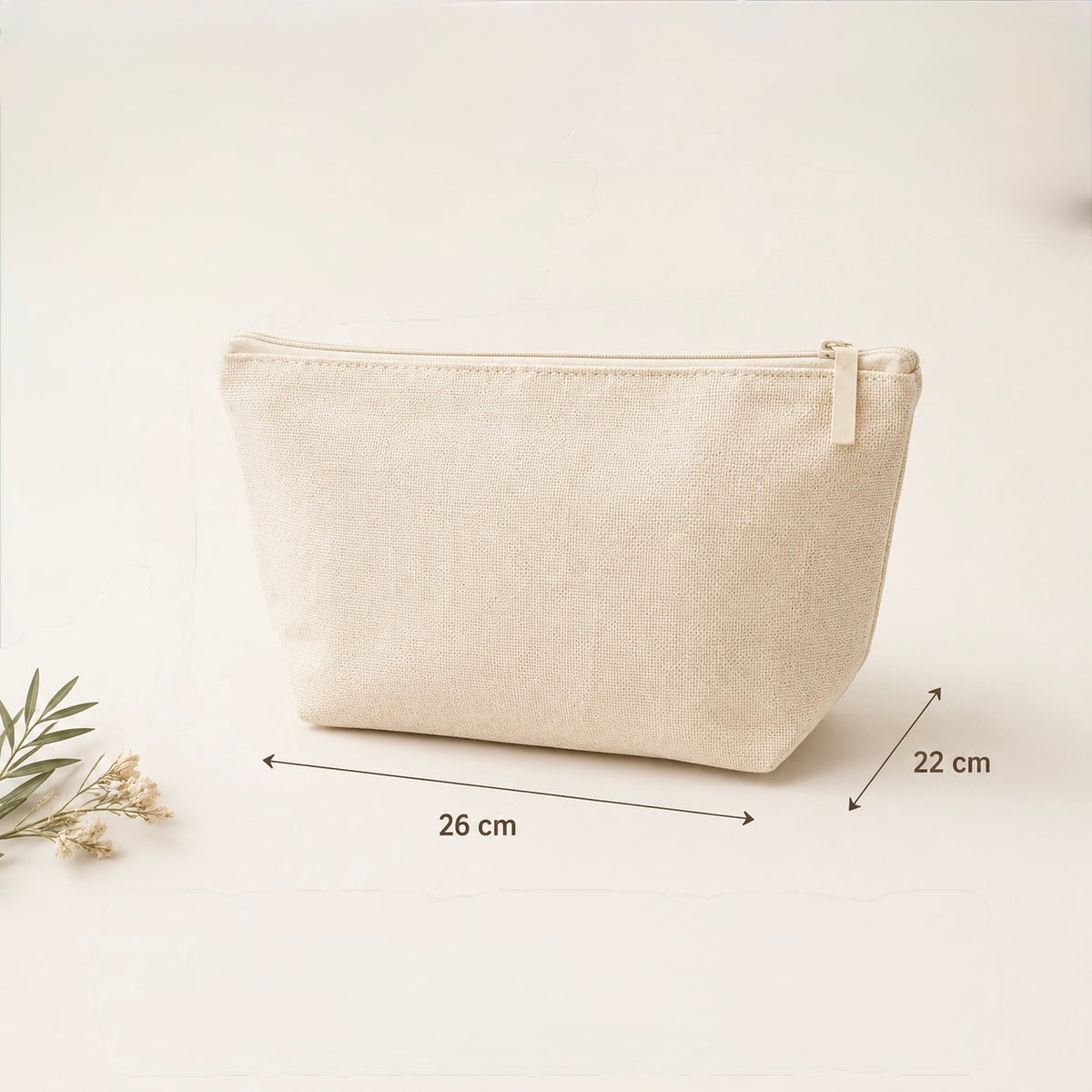 Trousse en coton personnalisée