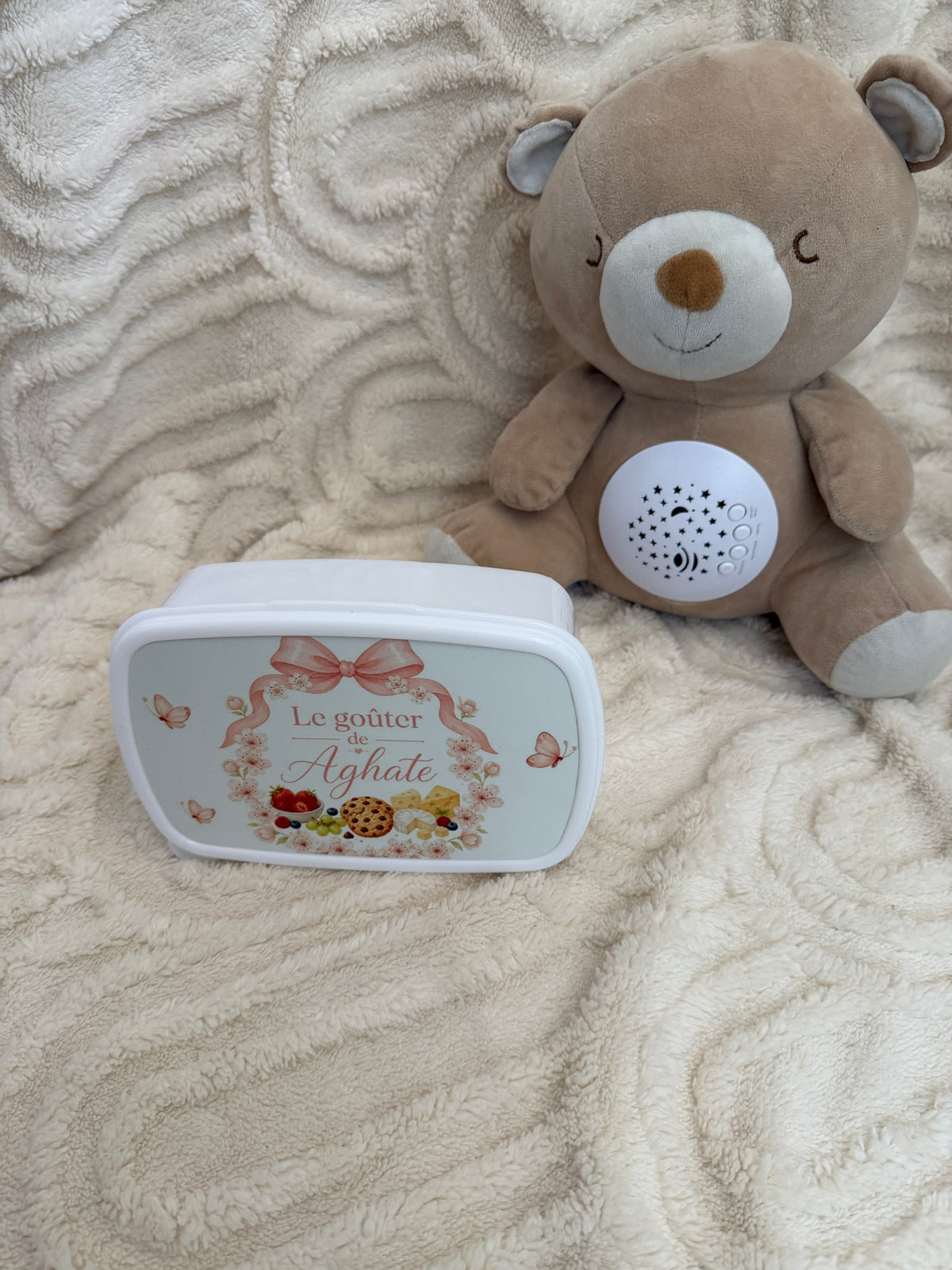 Pack activités enfant personnalisé – Sac à cordons, gourde & boîte à goûter