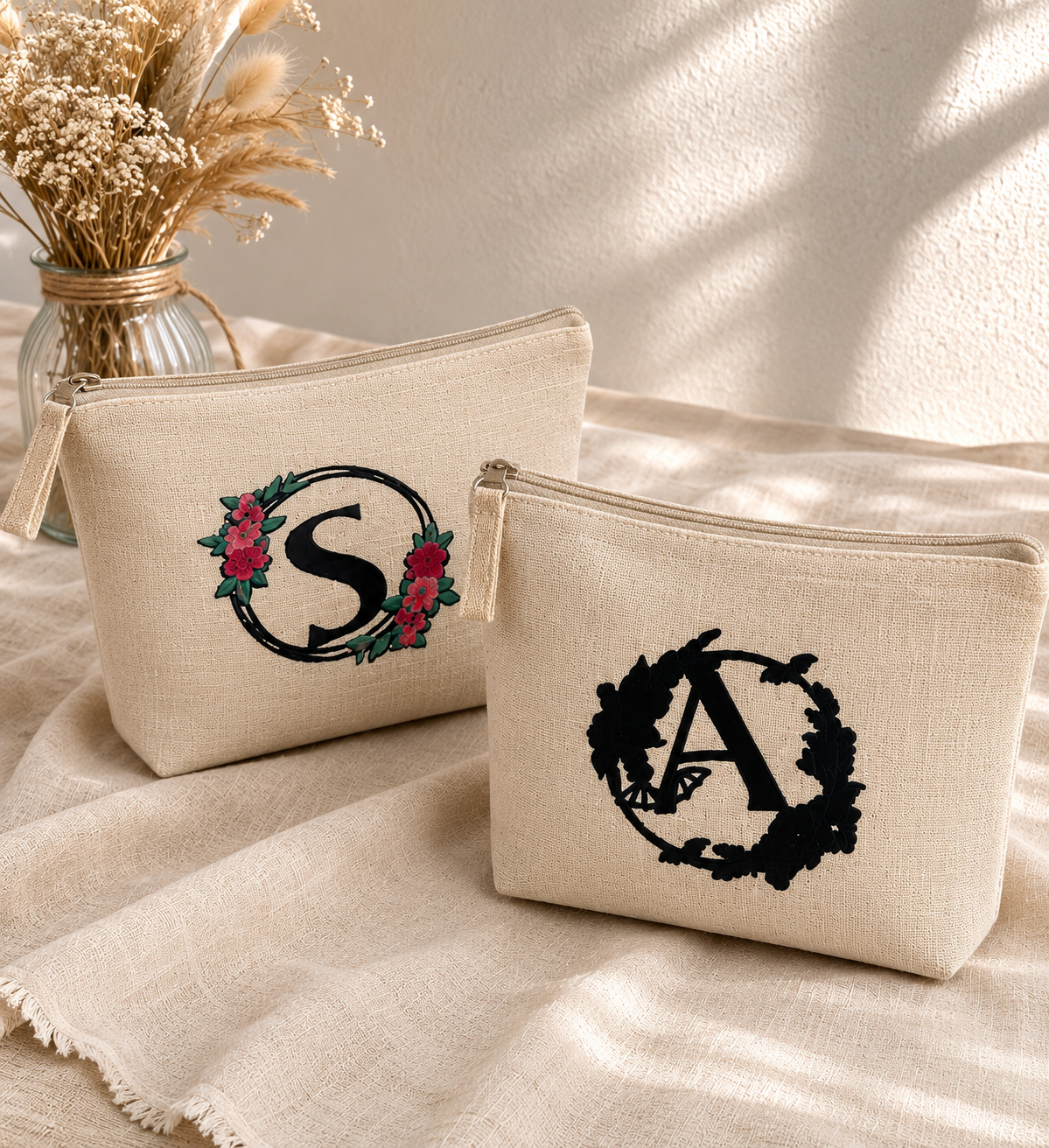 Trousse en coton personnalisée