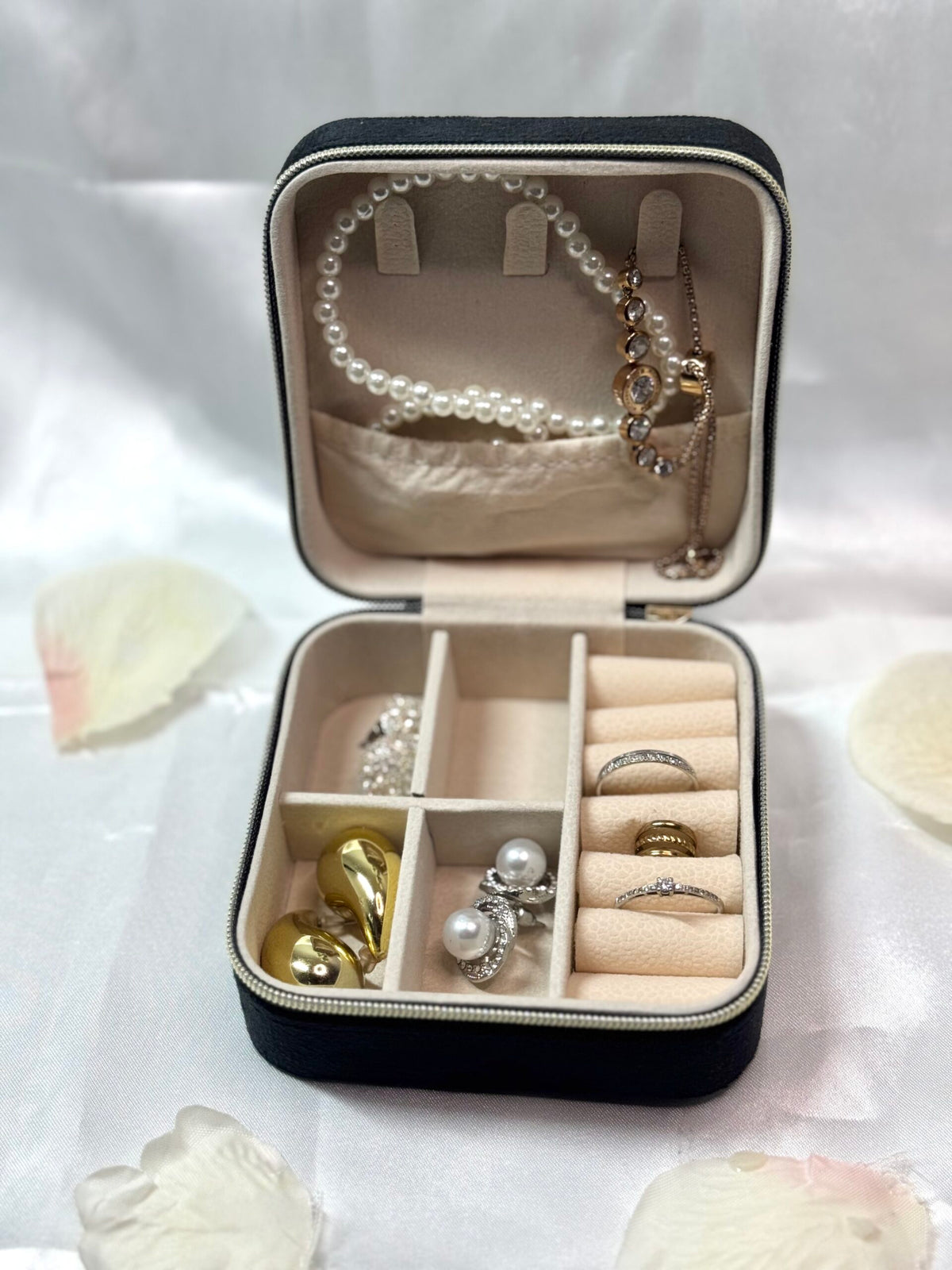 Boîte à Bijoux Personnalisée Femme Effet velours