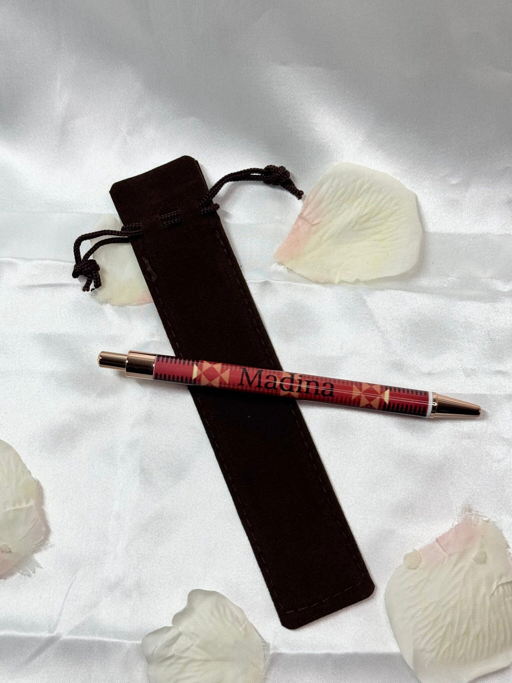 Stylo Personnalisé avec Pochette – Prénom ou Initiales au Choix