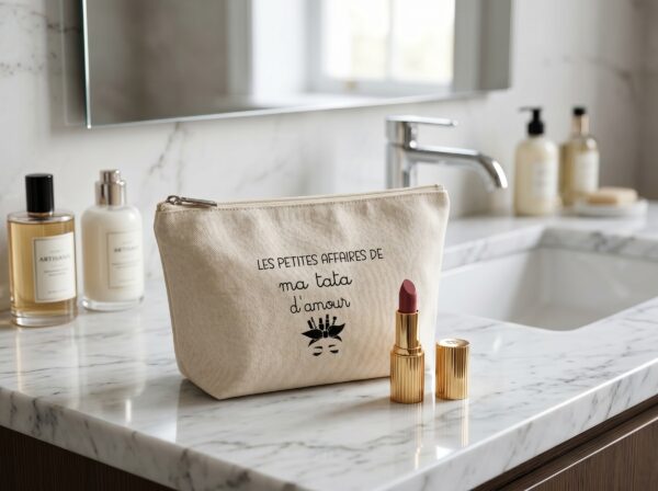 Trousse en coton personnalisée