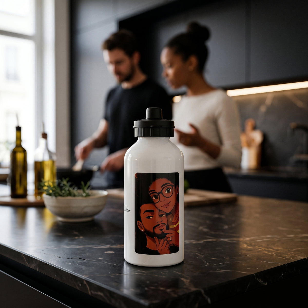 Gourde personnalisée en aluminium 500 ml