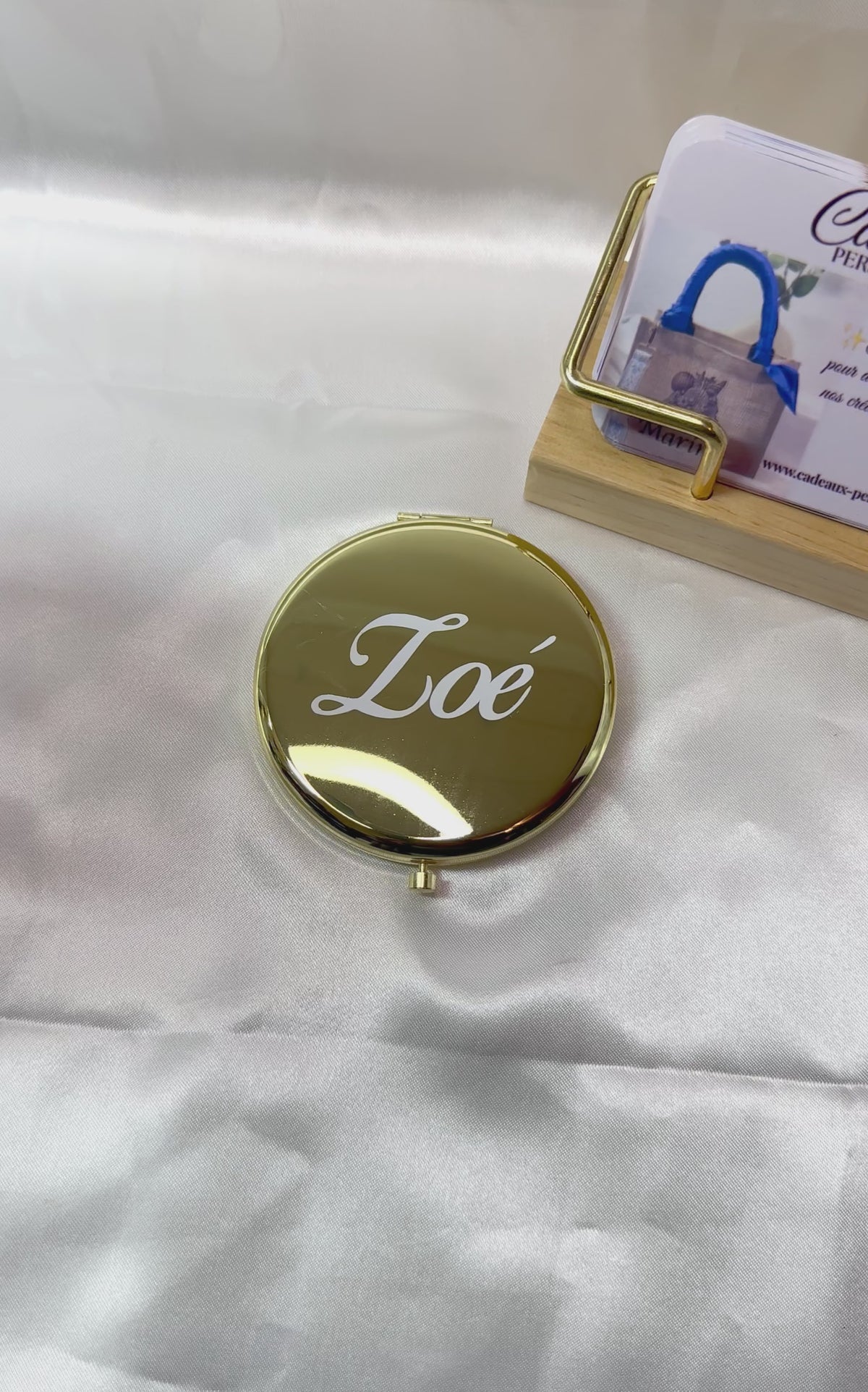 Miroir de poche personnalisé