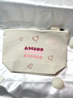 Trousse  personnalisée en coton
