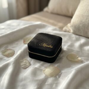 Boîte à Bijoux Personnalisée Femme Effet velours